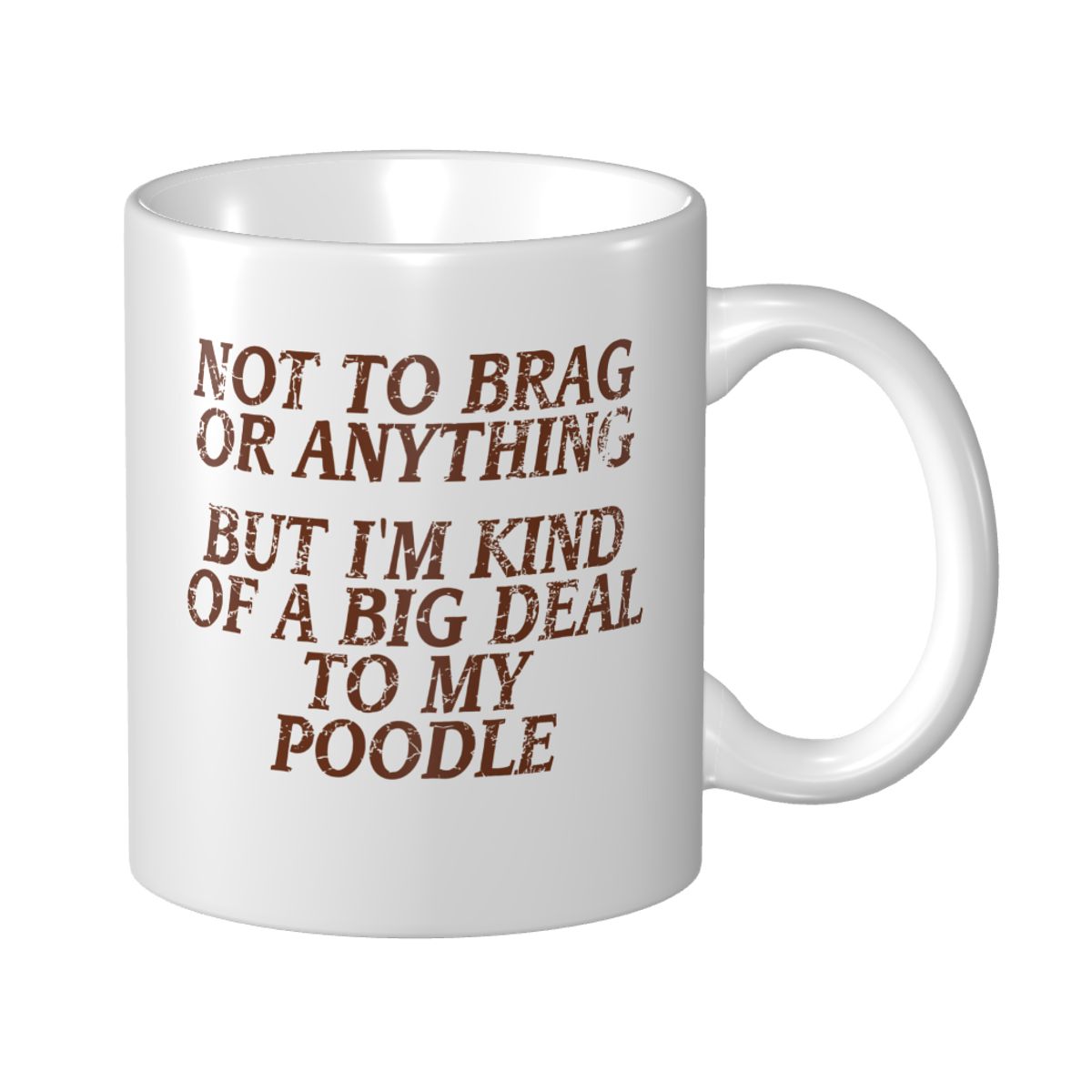 Coffee Tea Joke - Mark Cup Mug caniche blague chien