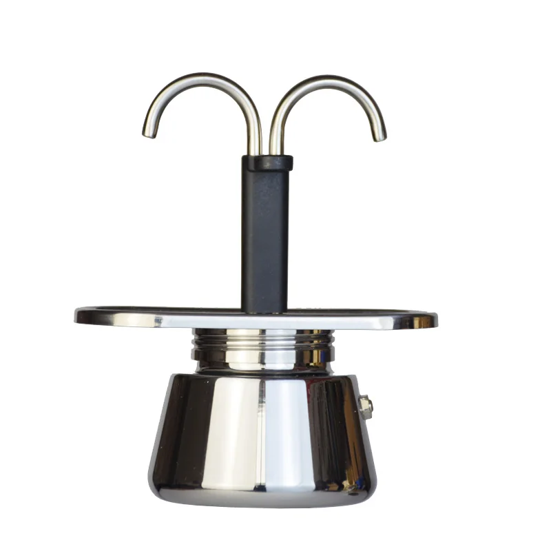 Coffee Tea Making Machine - 200ML Mini Moka Pot Double Tube