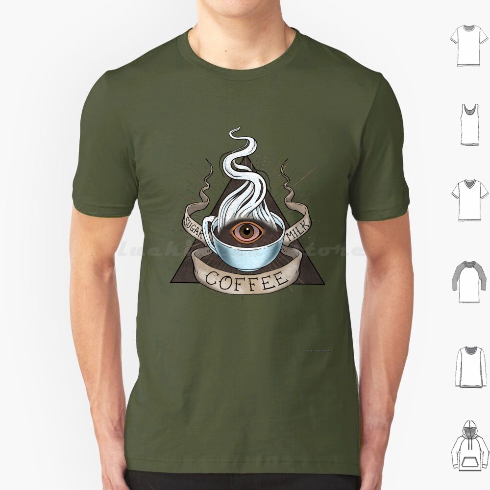 Morning Tea Coffee - T-shirt The Holy Of en coton