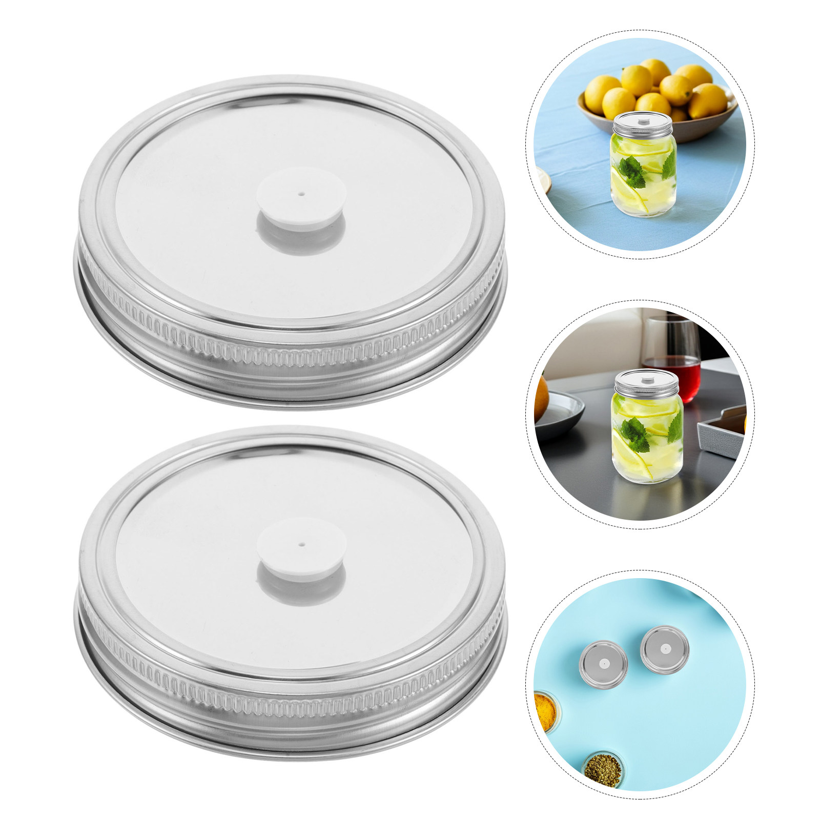 Coffee Tea Replacement - Lot de 4 couvercles de rechange