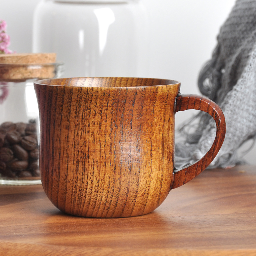 Morning Tea Coffee - Tasse à café en bois artisanale,