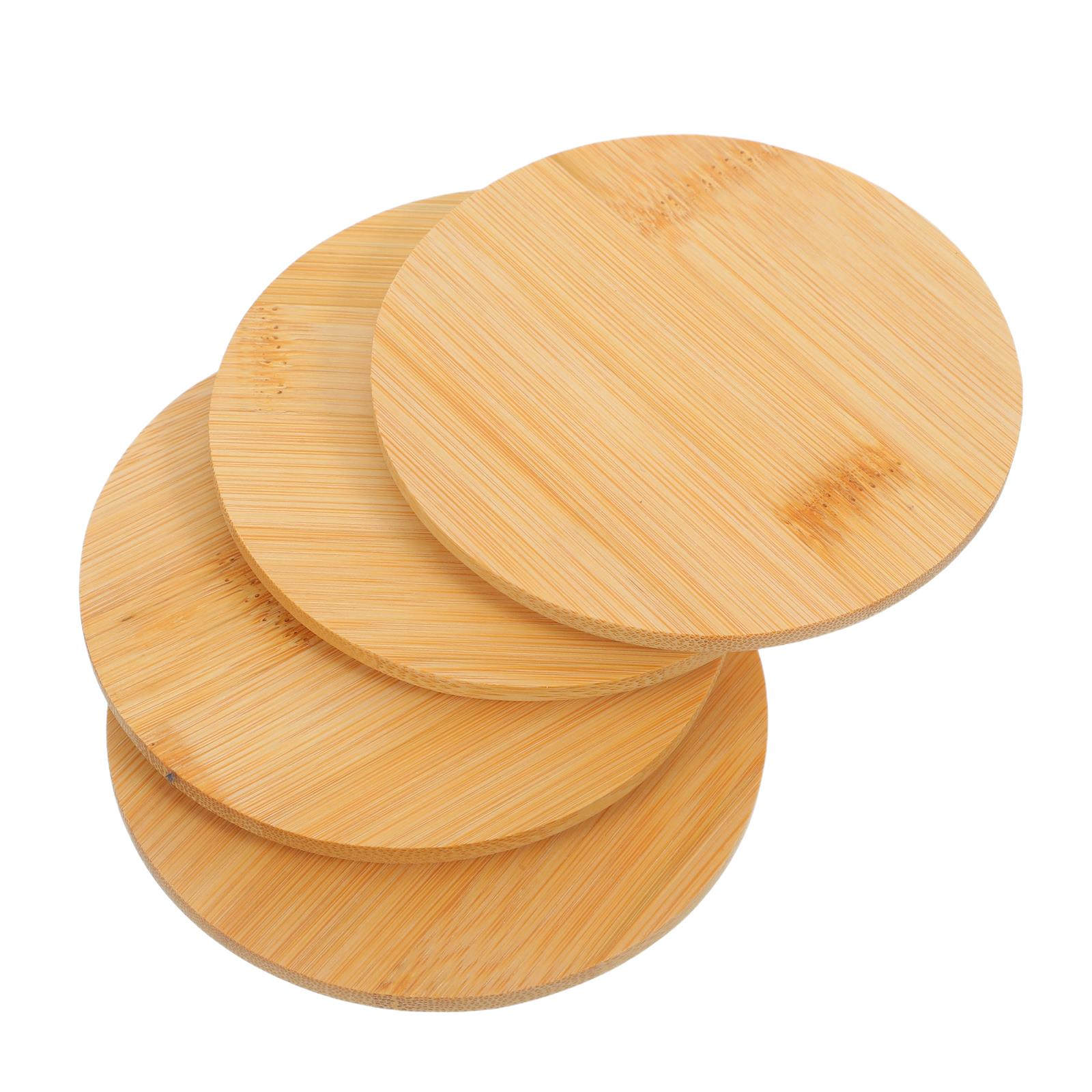 Coffee Tea Replacement - Couvercle en bois de bambou écologique,
