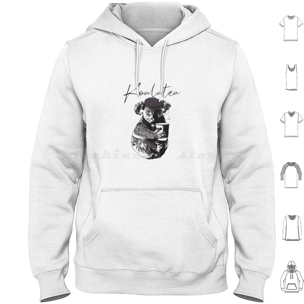 Coffee Tea Joke - Koalatea Hoodie en coton à manches