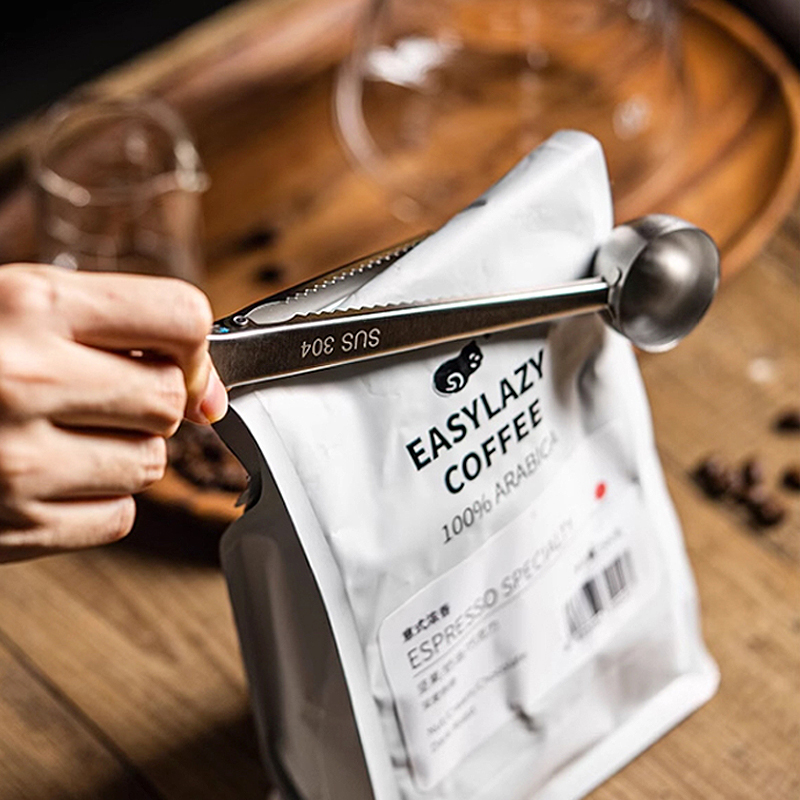 Coffee Tea And Bean Leaf - Nouvelle cuillère à café en acier