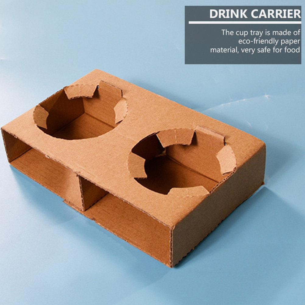 Coffee Tea Drink - 10 pièces de porte-gobelets en papier