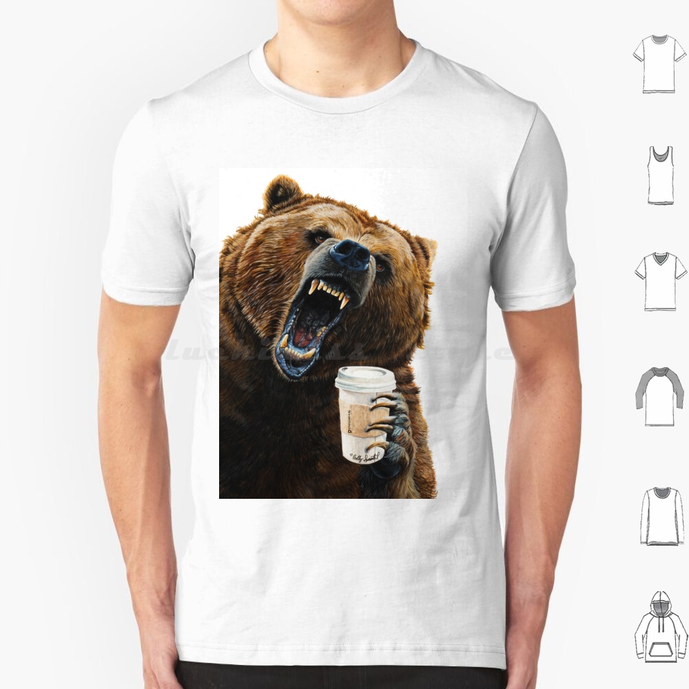 Morning Tea Coffee - Grizzly Mornings-Davez That Bear Some Coffee