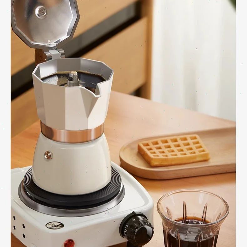 Coffee Tea Making Machine - Pot Moka à fond rond à