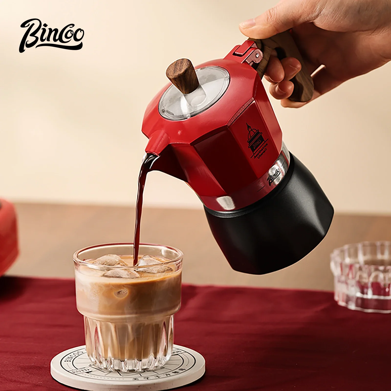 Bincoo Double Valve café Moka  - Coffee Tea Making Machine avis et prix