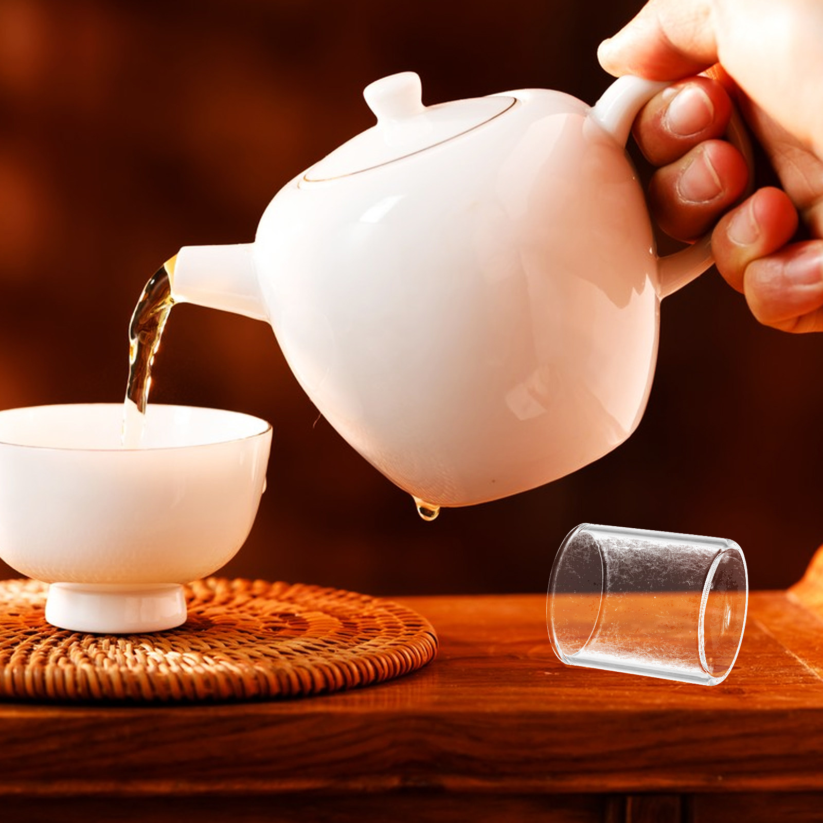 Couvercle de bec en verre boro - Coffee Tea Decanter avis et prix