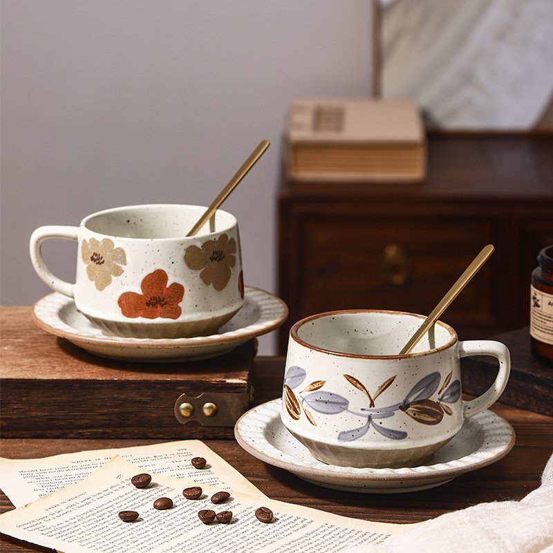 Ensemble de tasses à café vint - Coffee Tea Latte avis et prix