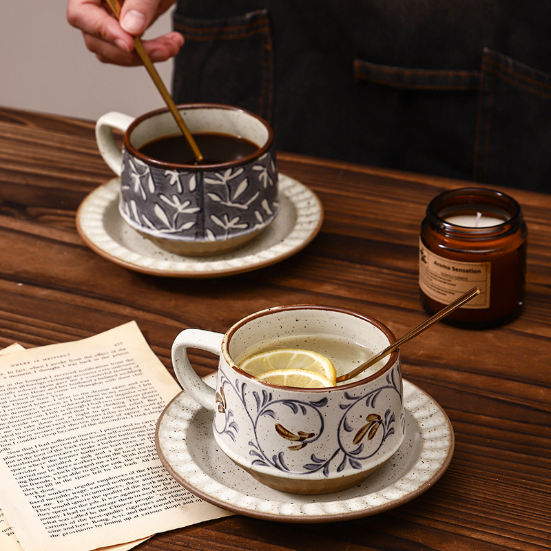 Ensemble de tasses à café vint - Coffee Tea Latte avis et prix