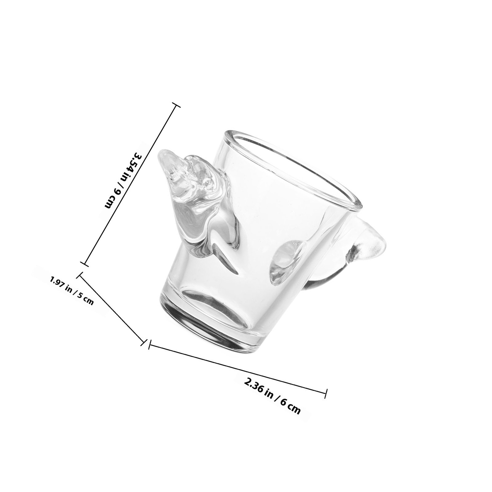 Verres à shot miniatures trans - Coffee Tea Vodka avis et prix