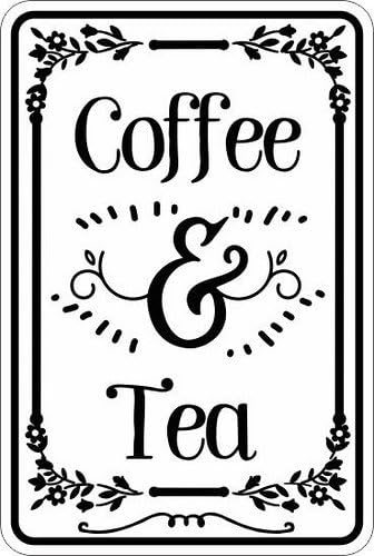 Panneau en métal et aluminium  - Coffee Tea Joke avis et prix