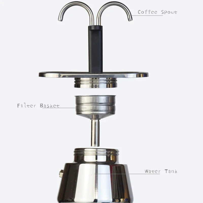 200ML Mini Moka Pot Double Tub - Coffee Tea Making Machine avis et prix