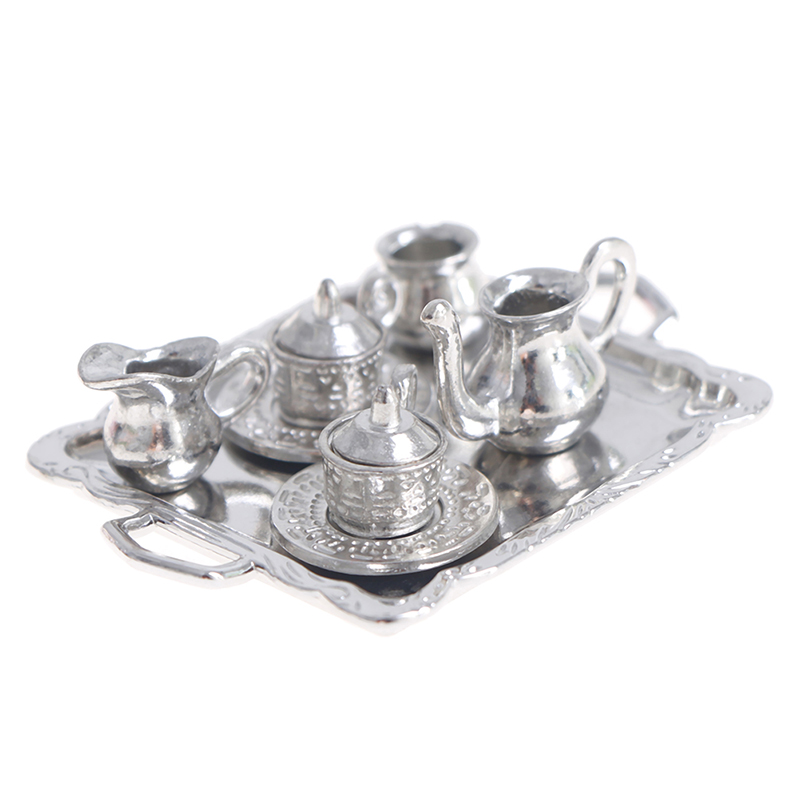 Miniature Silver Metal Tea and - Coffee Tea Mix avis et prix