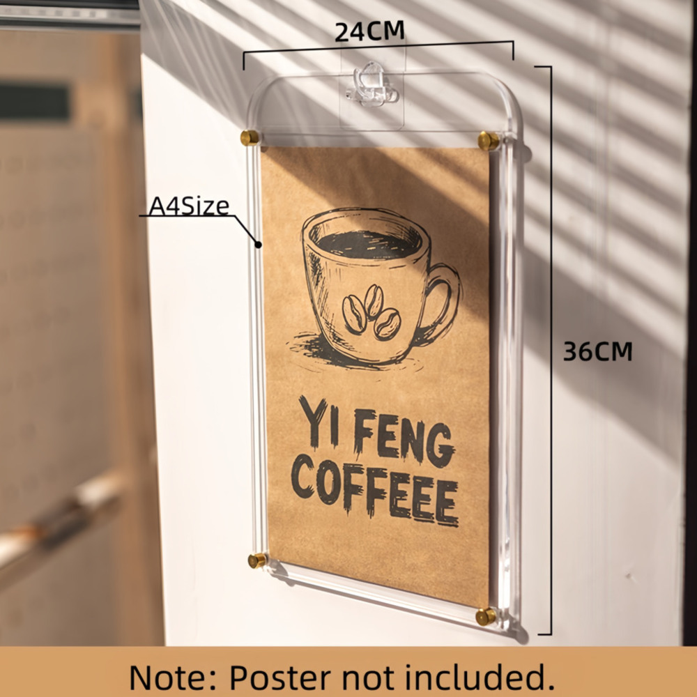 Présentoir A4 en acrylique Tra - Coffee Tea Menu avis et prix