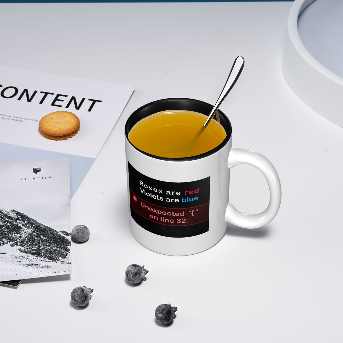 Mug à café en céramique amusan - Coffee Tea Joke avis et prix
