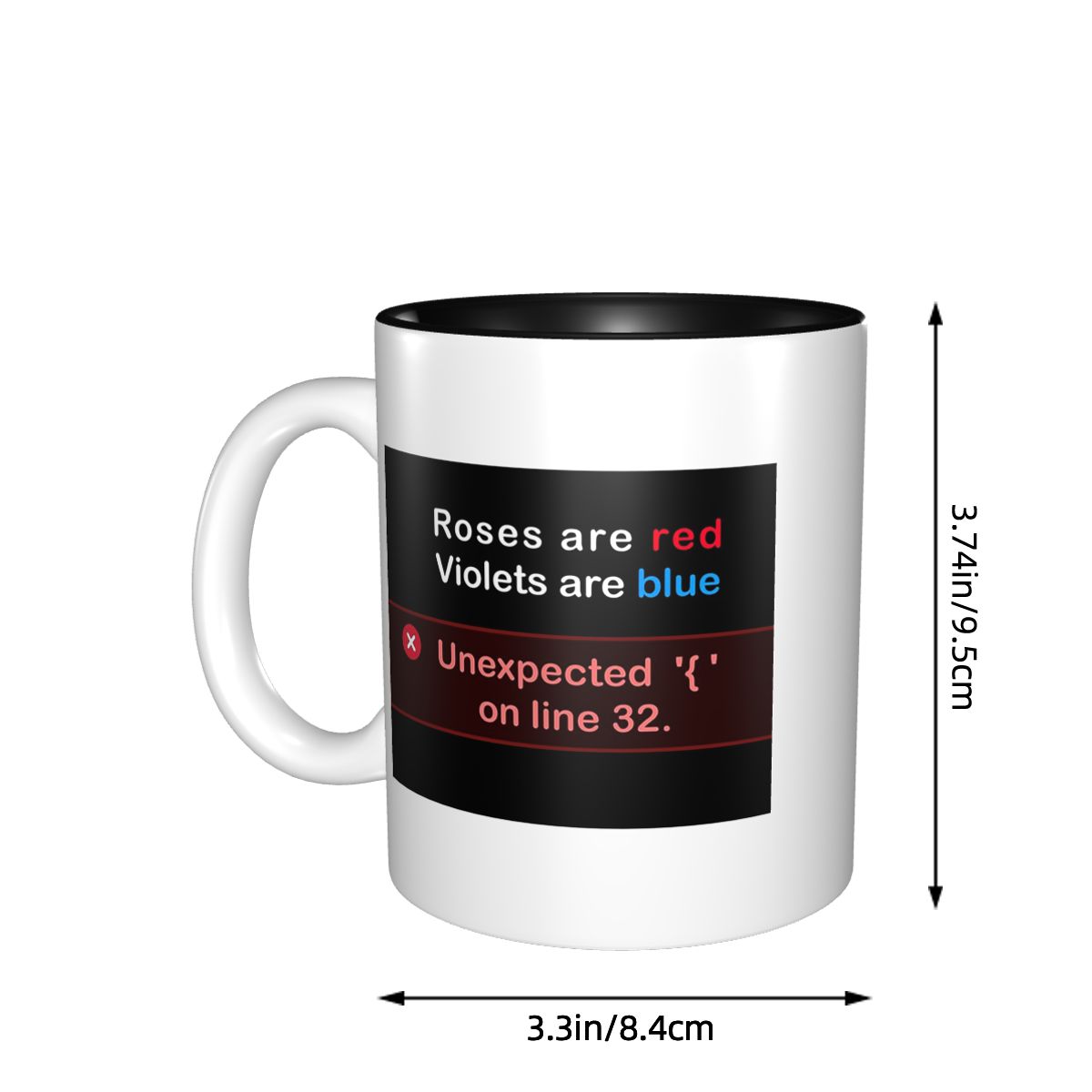 Mug à café en céramique amusan - Coffee Tea Joke avis et prix