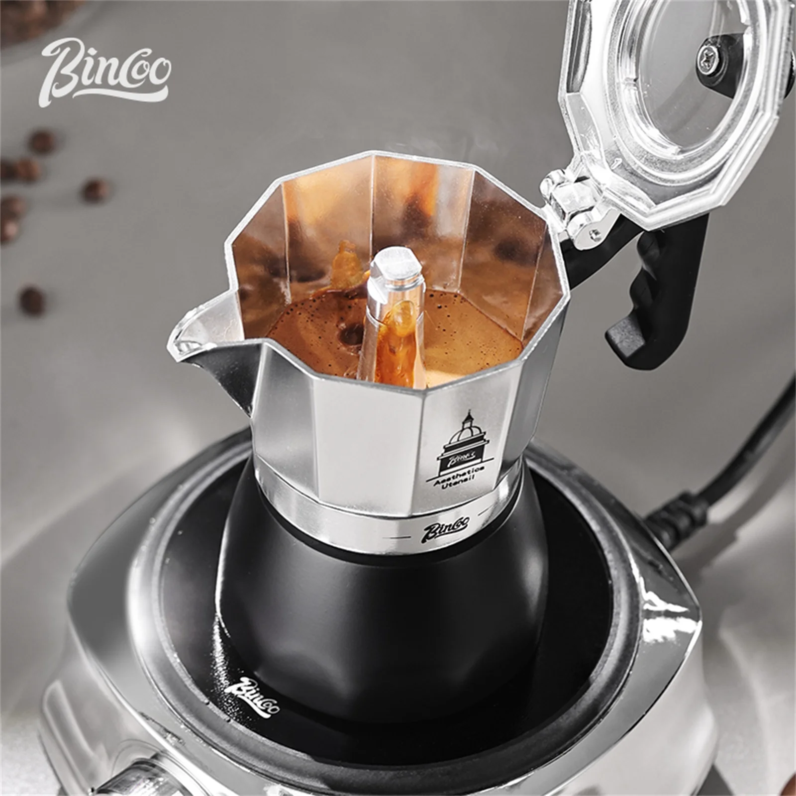 BINCOO Pot Moka à Double Valve - Coffee Tea Making Machine avis et prix