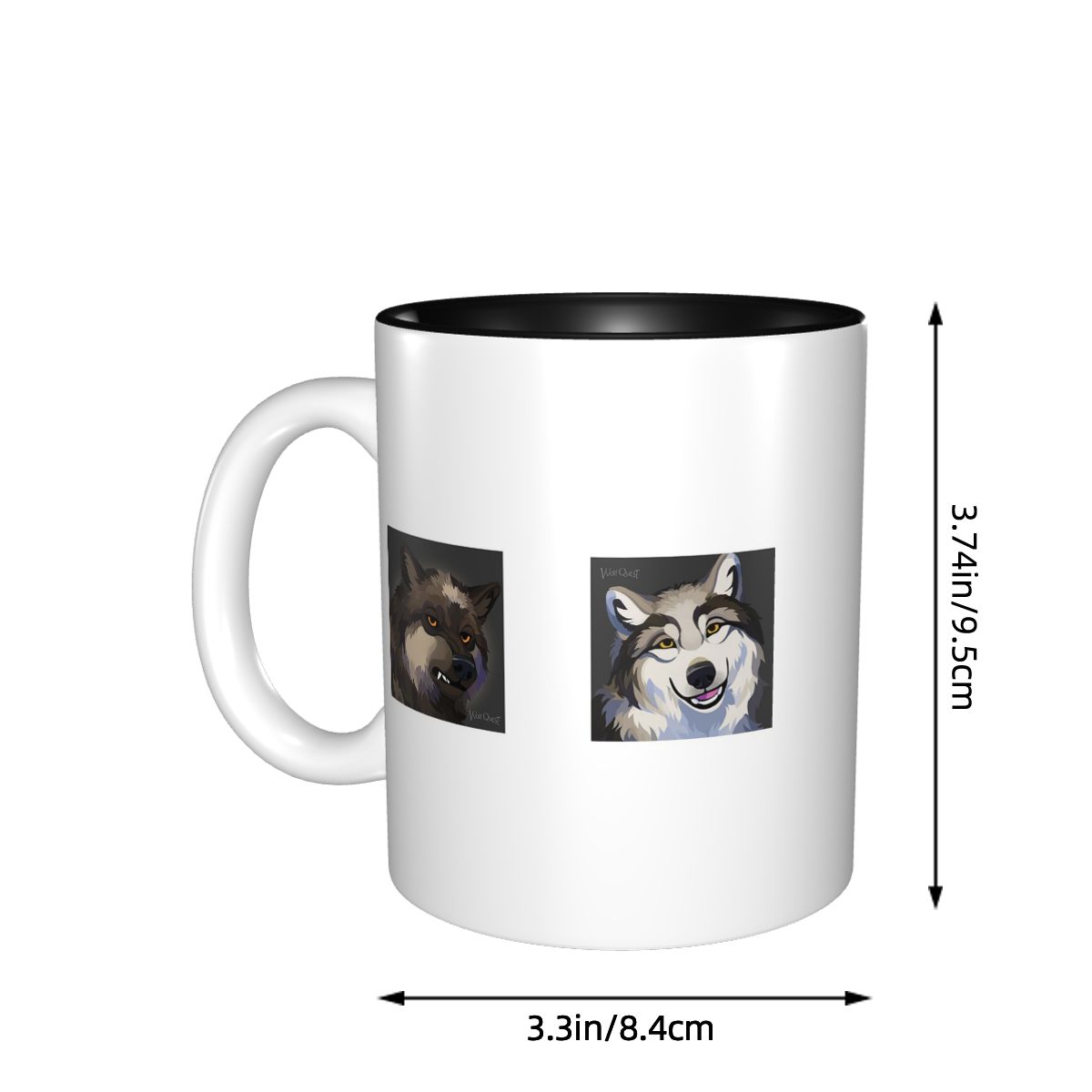 WolfQuest Morning Face Mug – t - Morning Tea Coffee avis et prix