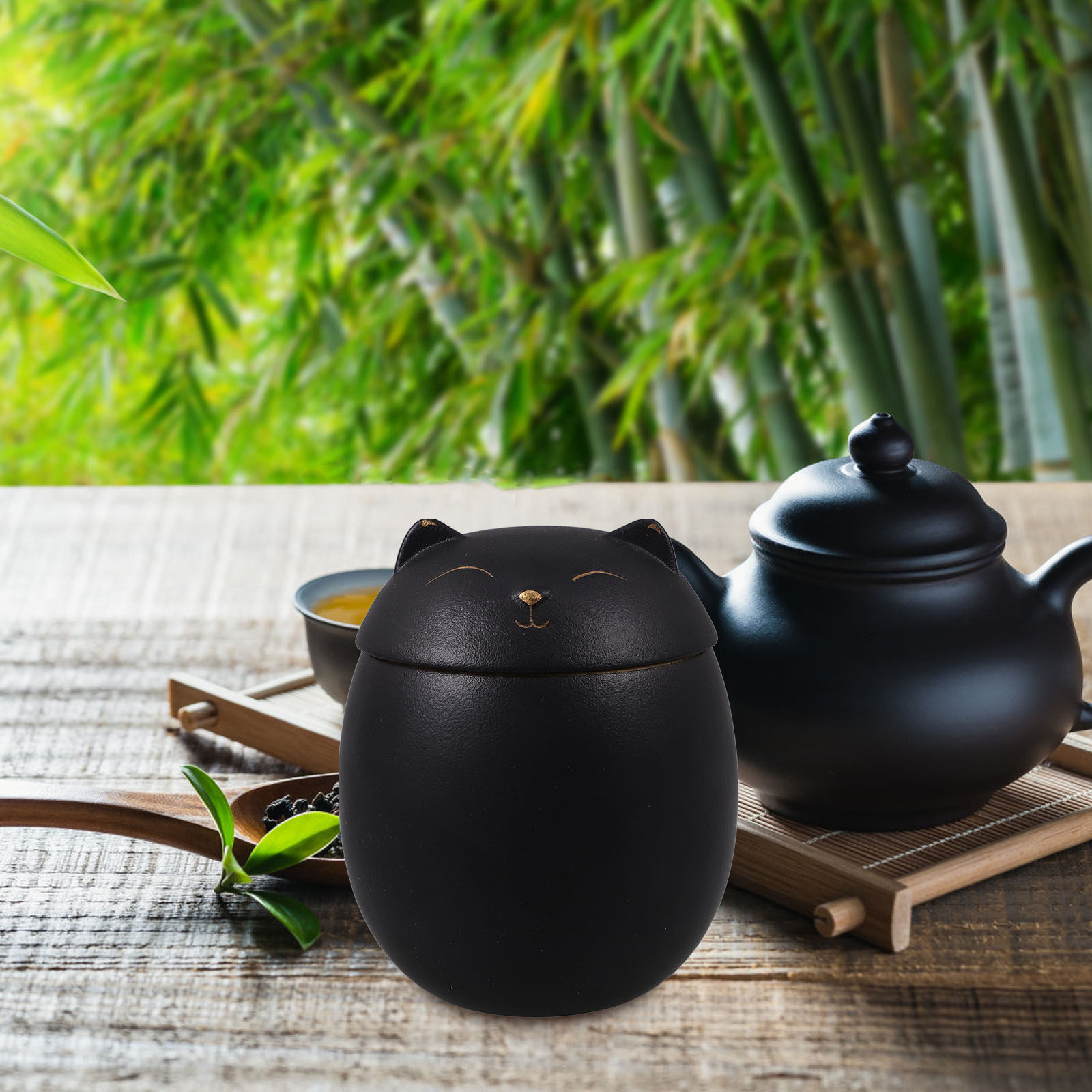 Pot de stockage de thé herméti - Coffee Tea And Bean Leaf avis et prix