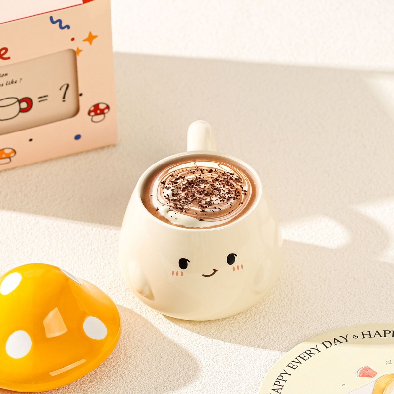 Tasse en céramique champignon  - Coffee Tea Latte avis et prix