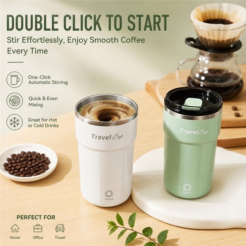 Mug auto-mélangeur rechargeabl - Coffee Tea Mix avis et prix