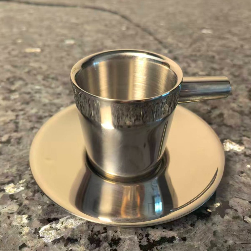 Lot de 2 tasses à café en acie - Coffee Tea Latte avis et prix