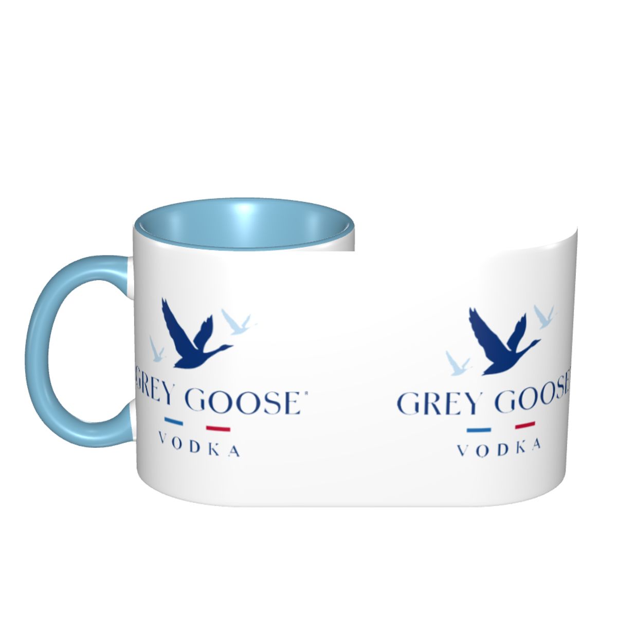 Mug en céramique amusant Grey  - Coffee Tea Vodka avis et prix