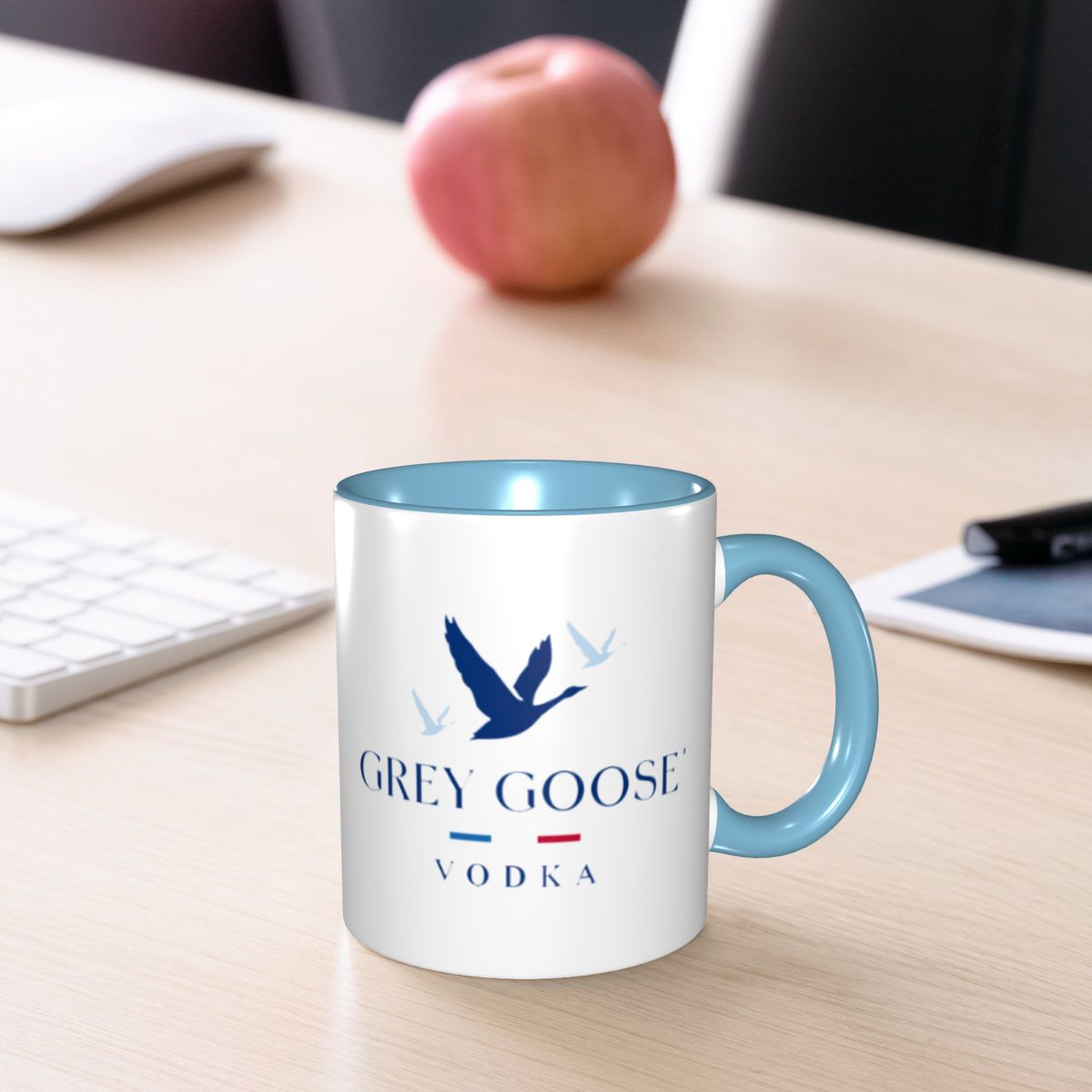 Mug en céramique amusant Grey  - Coffee Tea Vodka avis et prix