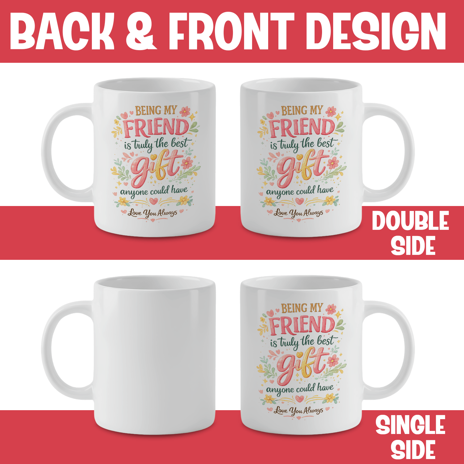 Tasse à café « Être mon ami es - Coffee Tea Joke avis et prix
