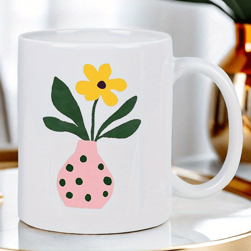 Tasse en céramique avec joli v - Morning Tea Coffee avis et prix