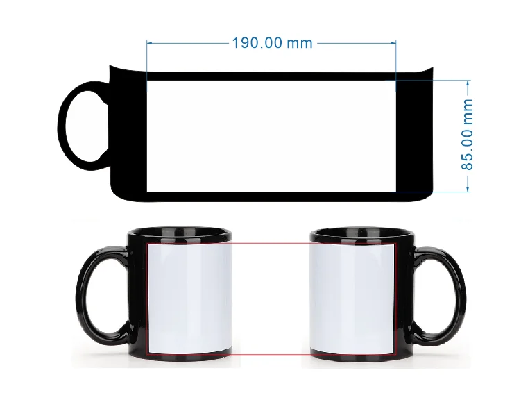 Tasse noire DIY Logo tasse en  - Coffee Tea Picture avis et prix